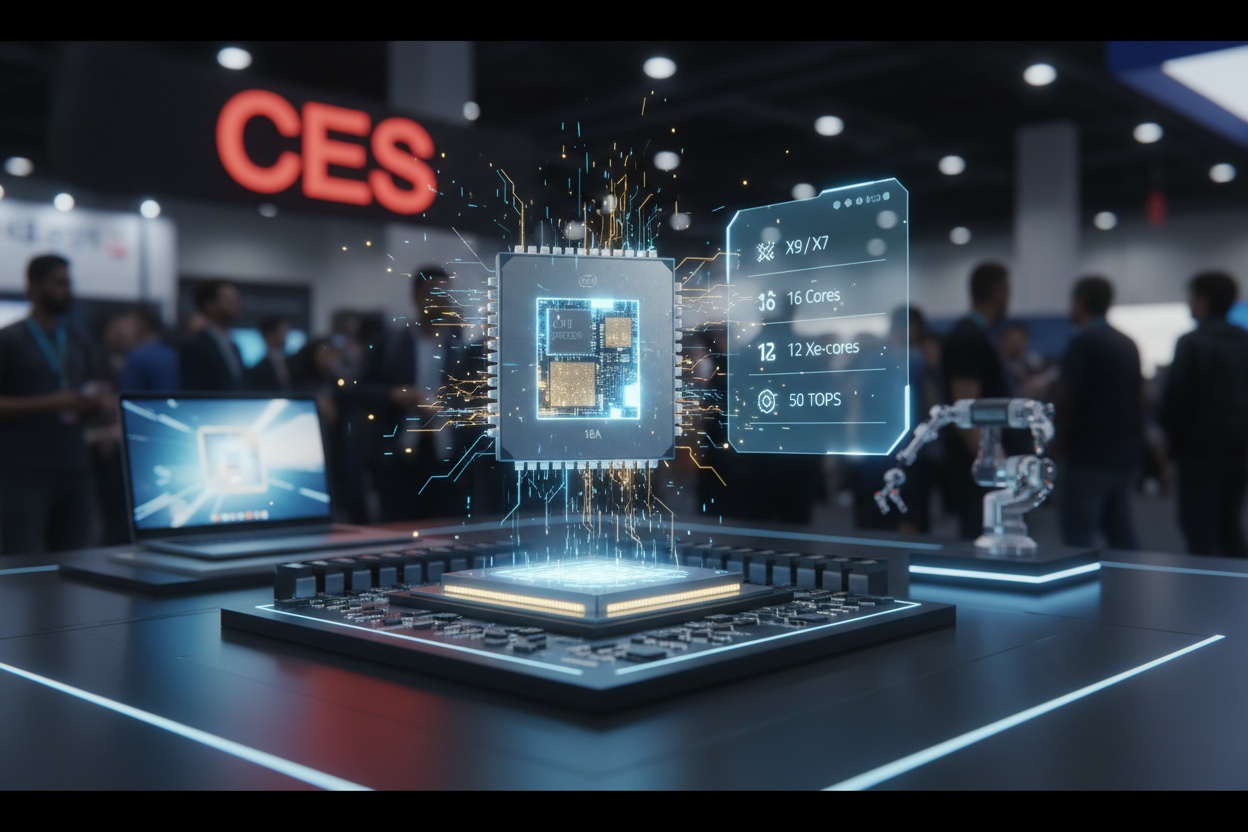 Intel Debuts Core Ultra Series 3 at CES 2026, the First Platform Built on Intel 18A