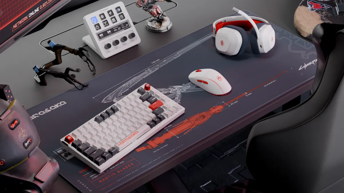 CORSAIR unveils two Cyberpunk 2077 gaming peripheral collections