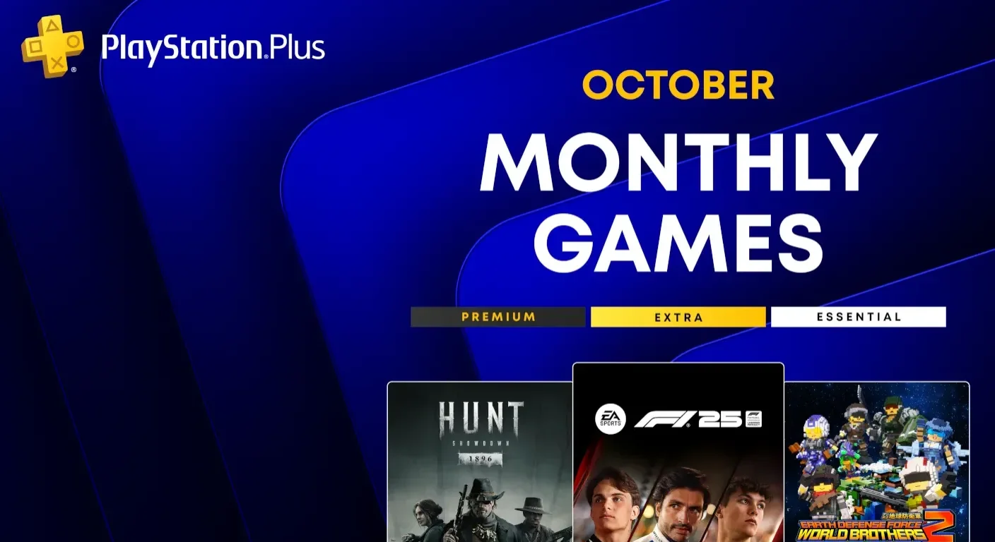 PlayStation Plus Monthly Games for October: F1 25, Hunt: Showdown 1896, and Earth Defense Force: World Brothers 2