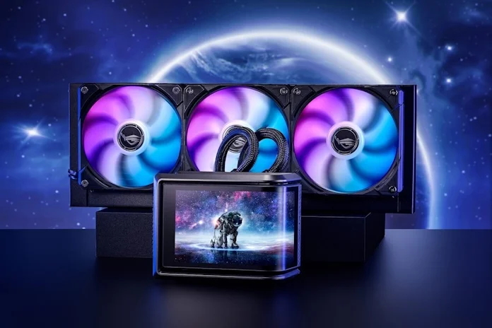 The ROG Ryuo IV SLC 360 ARGB AIO CPU liquid cooler