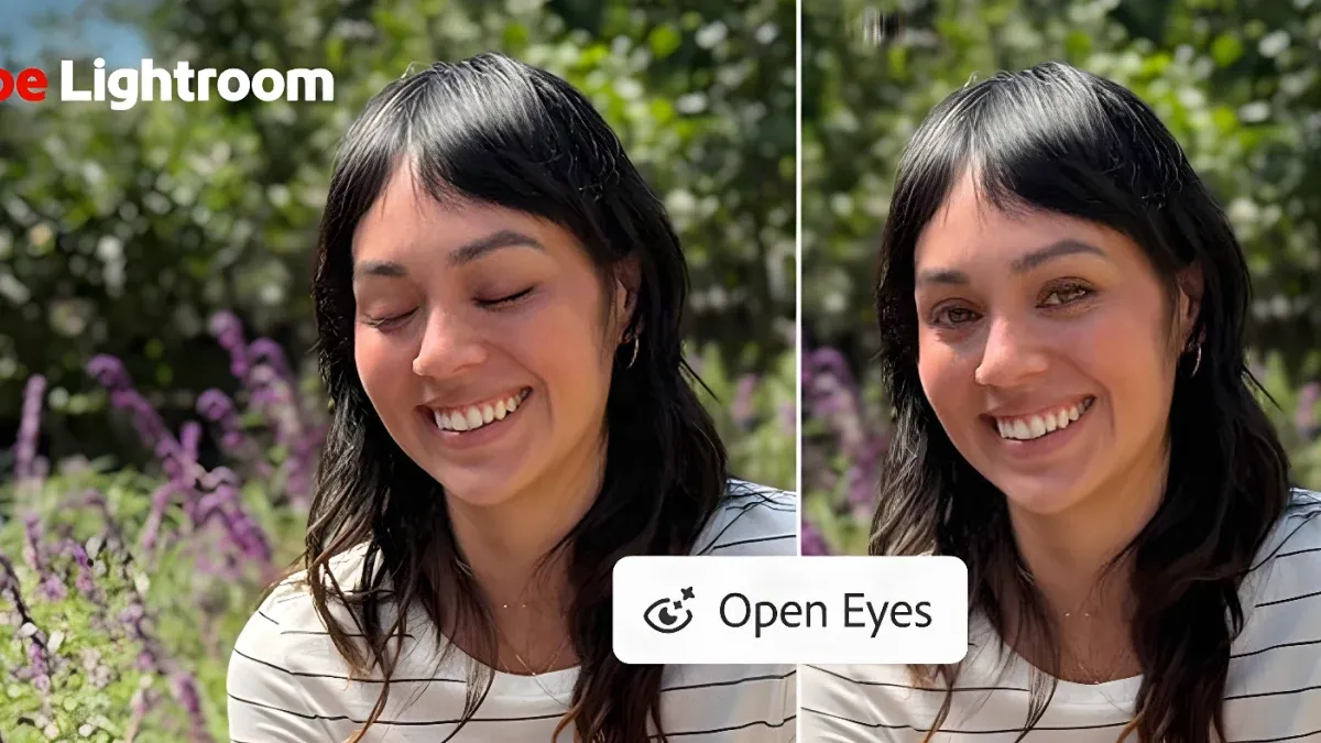 Eyes closed in the photo? Lightroom Mobile fixes it (free)