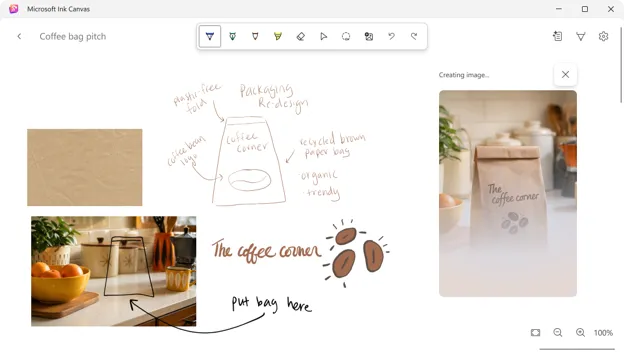 Microsoft Ink Canvas