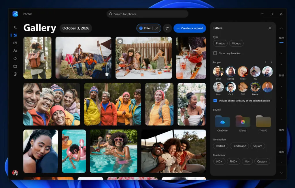 Meet the new Photos — Microsoft