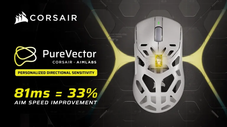 Corsair mice cut aiming time up to 33%