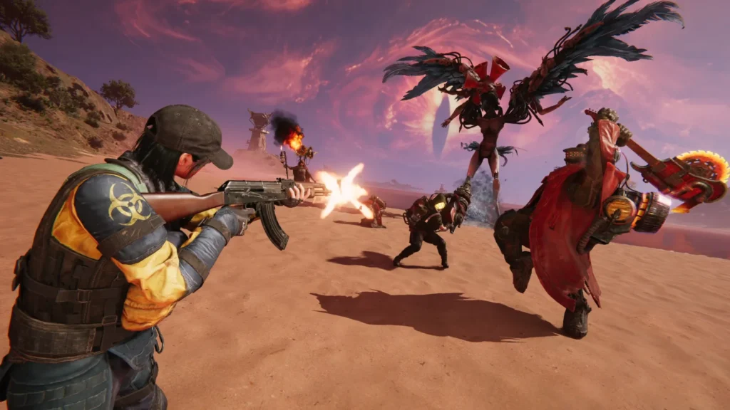 Key art for Once Human's Isles of Abyss expansion, arriving on PS5 tomorrow