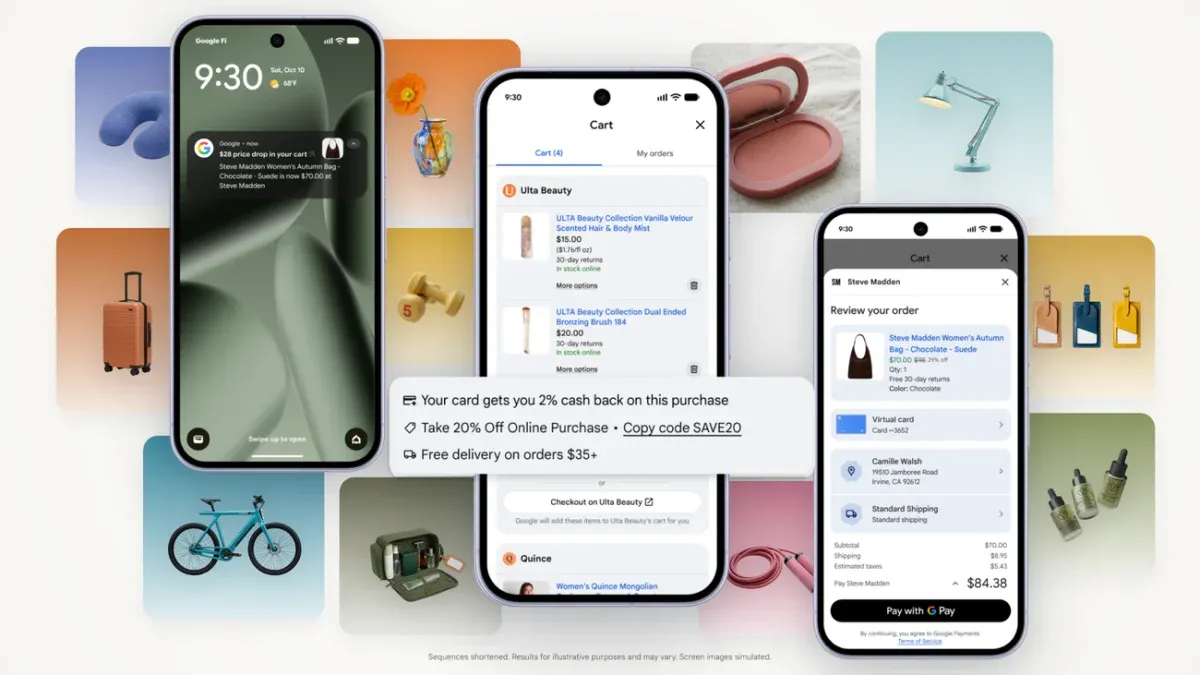 Google's Universal Cart tracks price drops across retailers