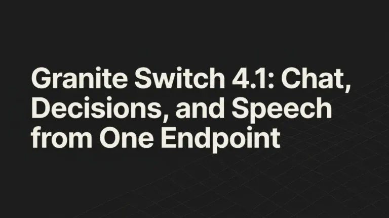 IBM packs speech and decisions into one model