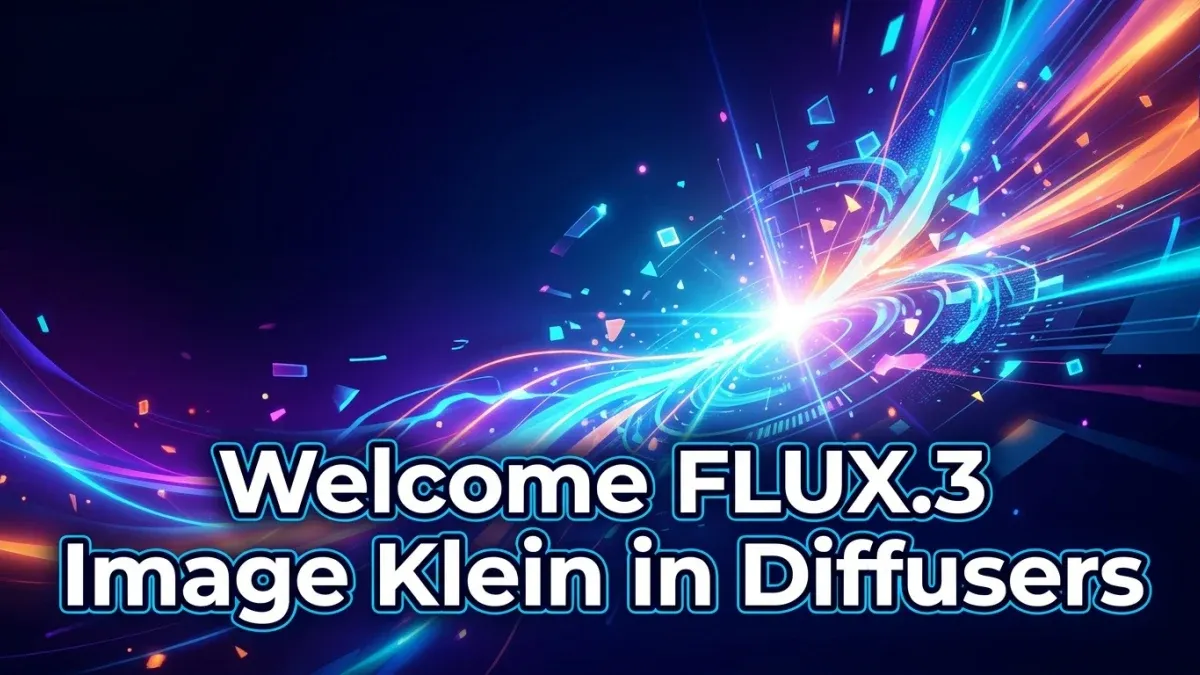 FLUX.3 Image Klein renders 1024×1024 images in 2 seconds