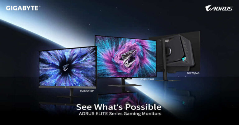 GIGABYTE AORUS ELITE Gaming Monitors: OLED Mini LED