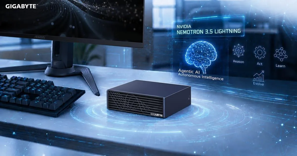 GIGABYTE AI TOP ATOM Supports NVIDIA Nemotron 3.5 Lightning: 30B MoE With 3B Active, Up to 4x Throughput, 1M Context