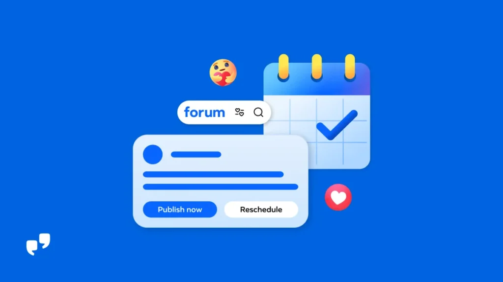Forum lets admins schedule up to five posts