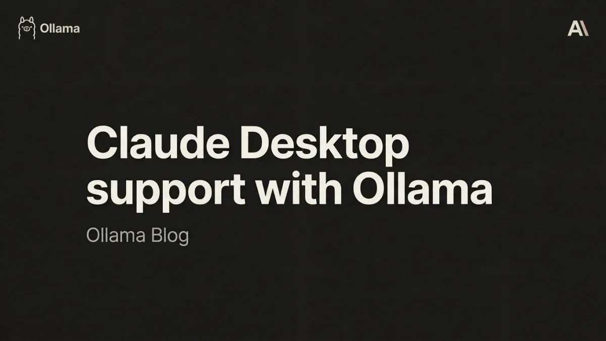 Claude Desktop support with Ollama