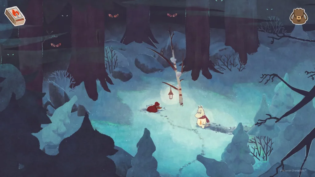 The main character, Moomintroll, wakes up from his hibernation, but winter is still lingering and no one else in the family is ready to