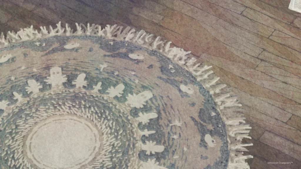 You can find both the Ancestor, and the Hattifatteners on the carpet.