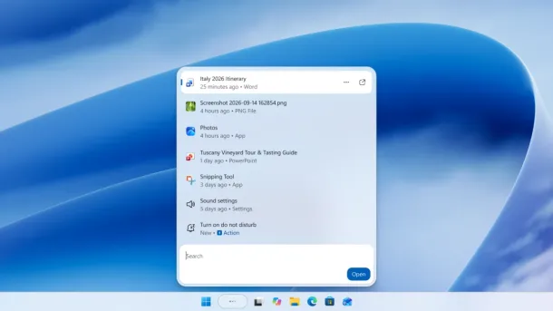 New Windows Search