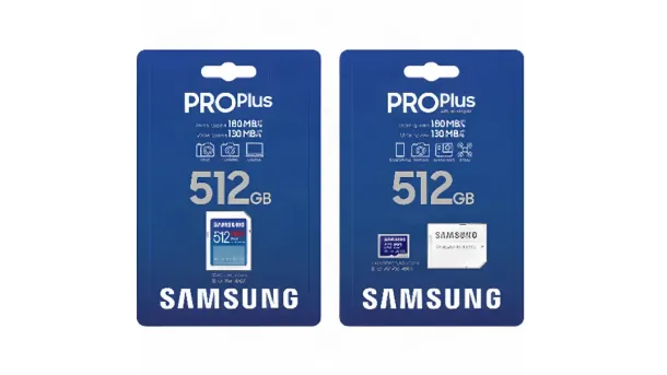 Samsung Boosts PRO Plus Cards to 180 MB/s